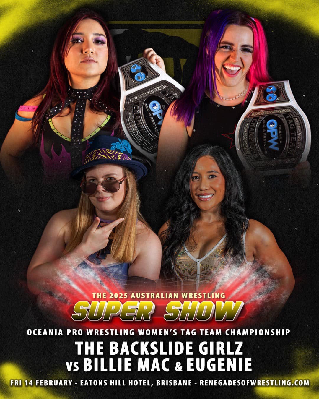 Backslide Girlz set to defend the Tag Team Titles in Brisbane