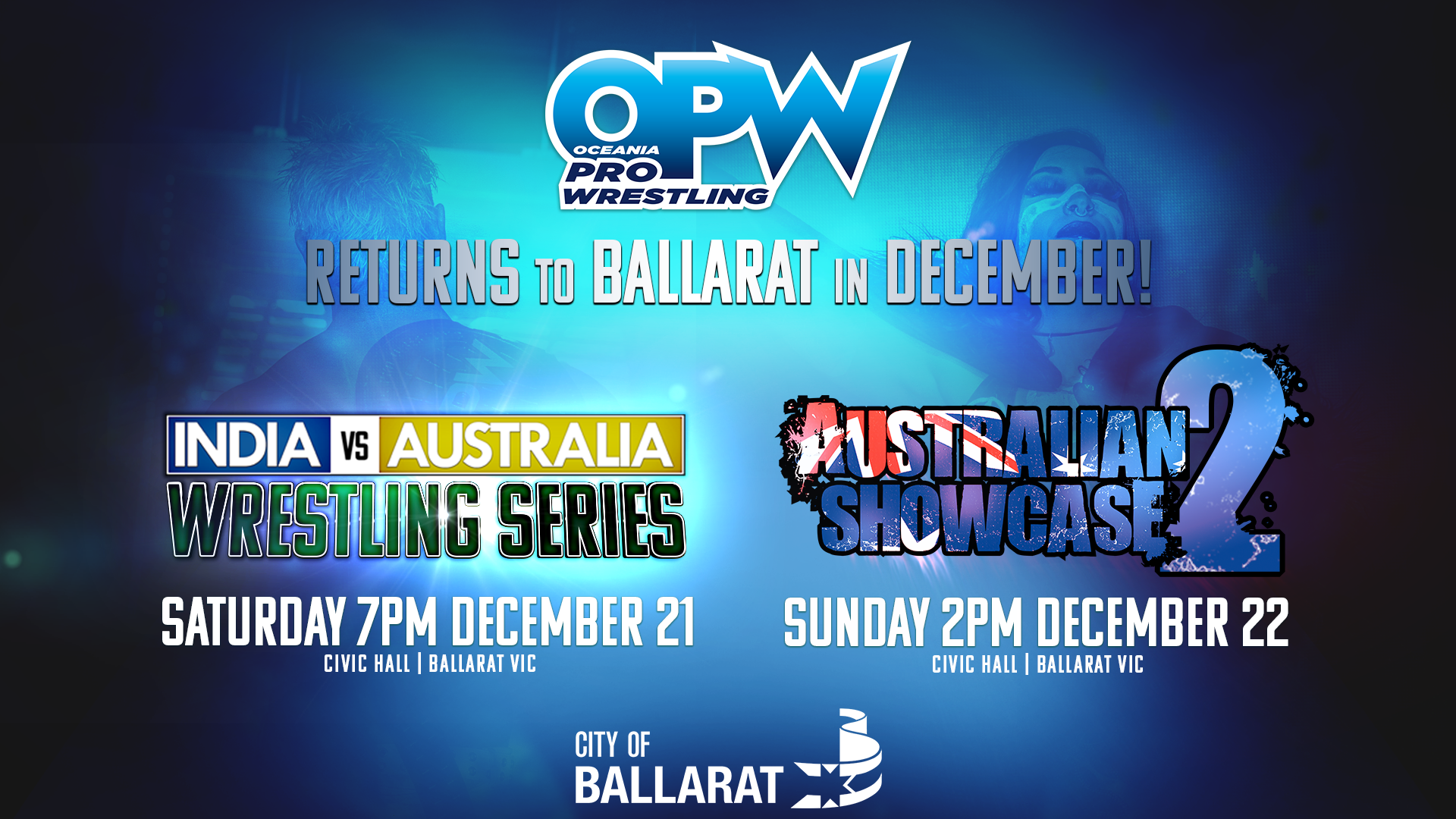 OPW Ignites New Chapter in Australia-India Rivalry with Wrestling Series in Ballarat