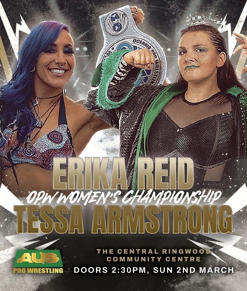 Erika Reid to defend OPW Women's Championship at AUS Pro Wrestling