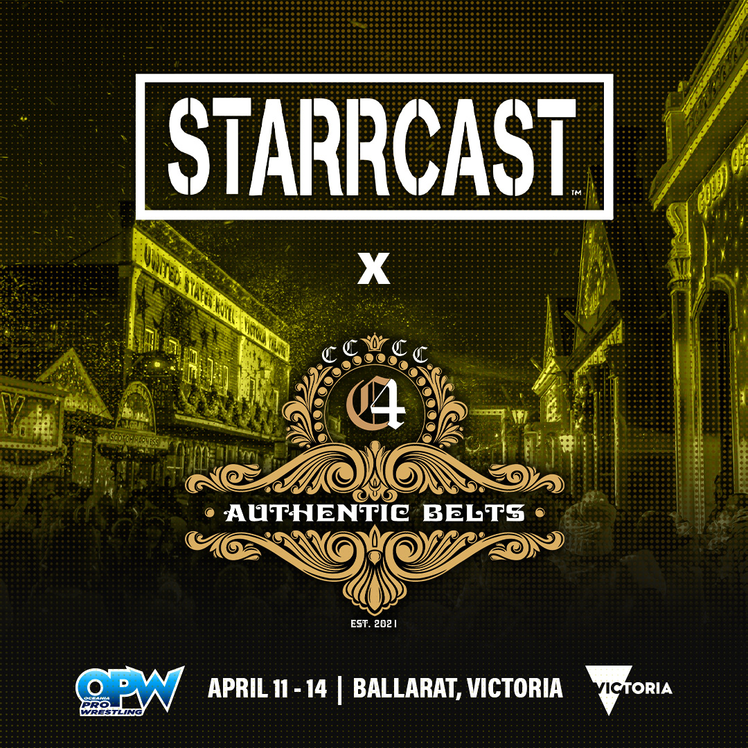 C4 Authentic Belts brings the Big Gold Belt to Starrcast Downunder